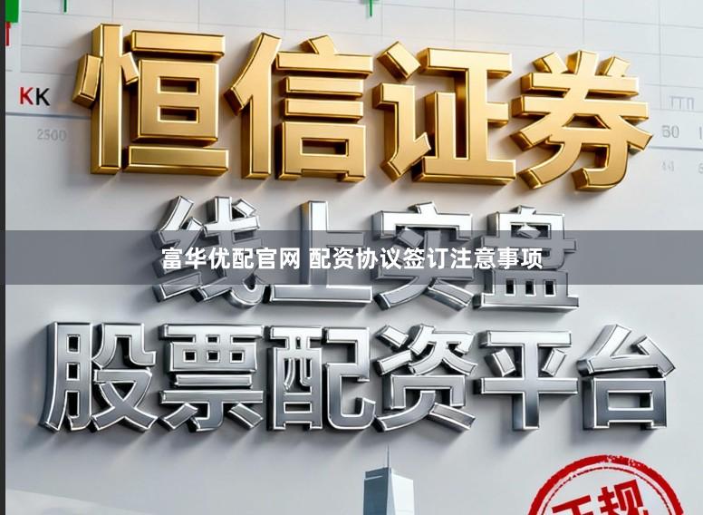富华优配官网 配资协议签订注意事项